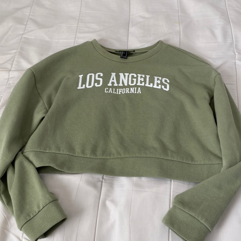 Cropped sweatshirt